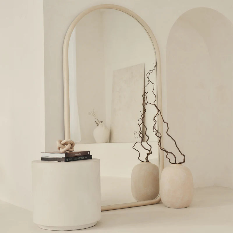 Miroir Arche Amora Plein Pied Effet Béton 190 cm x 100 cm