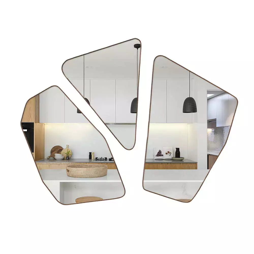 Spiegel Trio-Komposition Set 150x135cm